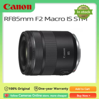 Canon RF 85mm F2 STM IS Lens Full Frame Mirrorless Camera Lens Macro Autofocus Prime Lens For Canon R RP R5 R6(used)