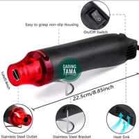 Hot Gun Heat Air Gun Pemanas Low Watt 300W