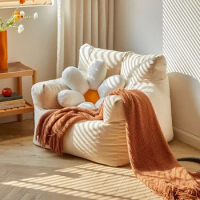 Comfortable Comfy Bean Bag Sofa Accent Reading Recliner Floor Single Auvents Bean Bag Sofa Adults Pouf Chambre Furniture HDH