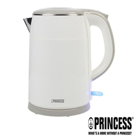 PRINCESS荷蘭公主 1.5L不鏽鋼雙層防燙快煮壺/灰 236070