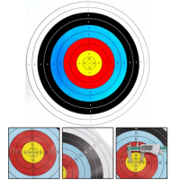 10 Pcs Archery Target Paper Face 40x40cm For Arrow Bow Practice Training Outdoor Aim Stickers Shot Accessories