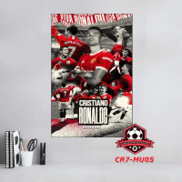 (Ronaldo CR7-MU)Tranh tráng gương treo tường Cristiano RonaldoCR7 khoác áo ManchesterUnited,TheTrend