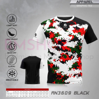 เสื้อ FELET รุ่น RN3609 ลายพิกเซล (สีดำ) เสื้อ Felet