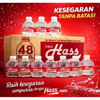 air mineral botol mini Neo hass 188ml isi 48 botol per dus