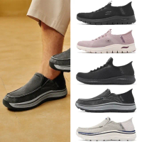 【SKECHERS】休閒鞋 Slip-Ins 男鞋 女鞋 套入式 懶人鞋 避震 輕量 健走鞋 單一價(204839-GRY)