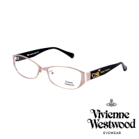 【Vivienne Westwood】金屬土星特別款光學眼鏡(銀/黑 VW277_01)