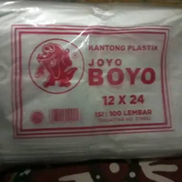 Plastik HDPE Boyo Ukuran 12 X 24