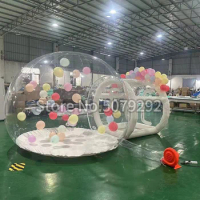 Popular Bubble Tree Bubble Balloons House For Kids Party Outdoor Trade Show Igloo Dome Transparent Bubble Tent With Fan