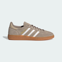 【adidas 愛迪達】休閒鞋 女鞋 運動鞋 復古鞋 三葉草 麂皮 HANDBALL SPEZIAL 棕咖白 JH5443(8945)
