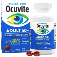 美國博士倫 Ocuvite護眼維生素(50歲或以上)+維他命D3, 90粒迷你軟膠囊