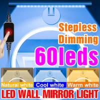 LED Wall Sconce Lamps USB Makeup Table Light Bathroom Cabinet Mirror Lamp For Home Decoration Bedroom Dimmable LED Nightlight