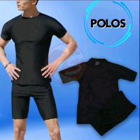 Setelan baju&celana olahraga polos pria baju celana renang pria Sport Swimwear Outdoor Pakaian Olahr