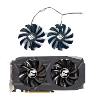 New 95MM 4 Pin GPU Cooler For POWERCOLOR Radeon RX580 2048SP 8GB GDDR5 Graphics Card Replacement Cooling Fan