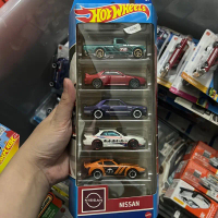 Hot Wheels Gift Pack 5 Datsun 620 Nissan Fair Lady Z Nissan Silvia Nissan Skyline GT-R BNR 32 Nissan