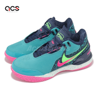 Nike 籃球鞋 ZM LeBron NXXT GEN AMPD EP 男鞋 綠 粉 LBJ 南海岸 運動鞋 FJ1567-300