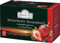 Ahmad Tea London Strawberry Sensation Black Tea 20 Teabag Teh Stroberi