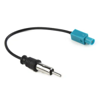 High Quality Car FM AM Stereo Radio Antenna Adapters Cable Fakra-Z Male To DIN Plug 15cm Aerial To DIN Car Parts