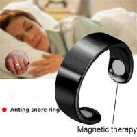 ONEVAN Cincin Magnet Terapi Kesehatan Pijat Jari Akupresur - VN11 - Bl