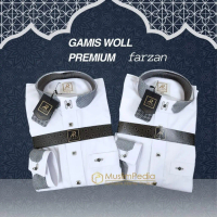 Diskon Alraz Jubah Woll Putih Farzan Gamis Woll Putih