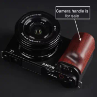 Sony ZVE10 Camera Solid Wood Grip Ebony Rosewood Protective Grip ZV-E10 Accessories Lightweight and portable