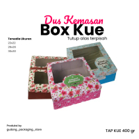 10 pcs / 22x22 / 26x26 / 30x30 / Dus Kemasan / Box Kue / Snack Box / Dus Makanan / Dus Bolu / Dus Ku