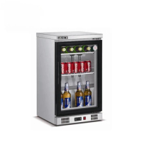 Freezer Mini Stainless Steel Compressor Under Counter Single Door Wine Beer Cooler Cabinet Cigar Fridge Beverage Chiller