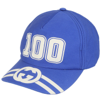 GUCCI 藍色100周年限定棒球帽-M