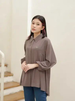 Ederra Rosana Blouse / Atasan Wanita / Blouse wanita L/XL Taupe