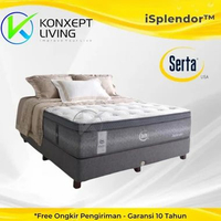Serta Springbed isplendor Ukuran 120x200 Fullset Tanpa Sandaran