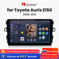 Junsun V1 AI Voice Wireless CarPlay Android Auto Radio for Toyota Auris E150 2006 -2012 4G Car Multimedia GPS 2din autoradio
