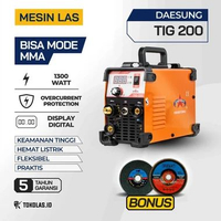 Mesin Las Travo Trafo Las Argon Inverter Welding Daesung TIG 200 A Digital Display MMA Stick Korea S