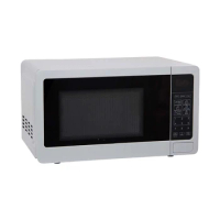 Countertop Microwave Oven, Convection Oven Kitchen Appliance with Control Panel and Glass Turntable, White