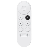 1 Piece Bluetooth Voice Remote Control Replacement Accessories For 2020 Google TV Chromecast 4K Snow G9N9N