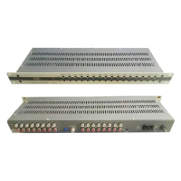 16-channel analog modulator, AV audio and video to RF signal, hotel cable TV front-end equipment