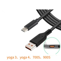 USB Type C To Lenovo Yoga 3.25A Fast Charge Cable for Lenovo Yoga3 Pro Yoga4 Pro Yoga700 Yoga900 Miix700 Charger Cord 180cm 6ft