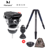 『新品上市』AOKA TKPRO 424C 三號四節碳纖維系統三腳架＋SV-35R獵隼油壓雲台 碗座版 總代理公司貨