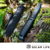 【MORAKNIV】Garberg 全龍骨式高碳鋼直刀&amp;求生配件 Garberg BlackBlade with Survival Kit 13915