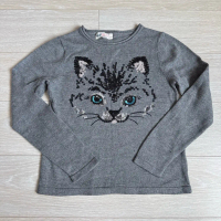 เสื้อไหมพรมแขนยาว H&M ไซส์ 110/116 (4-6Y) สภาพดี
