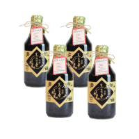 【黑豆桑】天然極品頂級厚黑金醬油四入組 無麥麩(550ml*4)