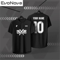 【Free Custom Name & Number】 EvoNova Jersey NEVER SURRENDER TJ FREE CUSTOM NAMESET Black 2025