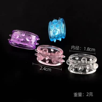 Ring Bertekstur Tunda Ejakulasi Pria Bahan Silikon Lembut Best Seller R32
