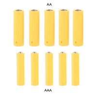Thiết lập giả lập, 5 cái, Kích thước LR06 AA LR03 AAA, cho vỏ, giá đỡ xi lanh, dây dẫn, tế bào giả l
