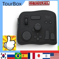 TourBox Elite Video Photo Editing Controller Bluetooth 5.0 Customized Shortcut Keyboard for Photoshop Lightroom Windows Mac PC