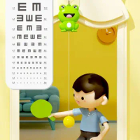Coordination Table Tennis Trainer Interaction Hanging Frog Sports Toy Self-Training Cartoon Ping Pong Self Training