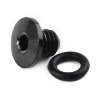 8.85/10mm Bike Oil Pot Cover Screw Bicycle Bleed Titanium Screw &amp; O-Ring For-Shimano XT SLX Zee Deore &amp; LX Bicycle Accessories