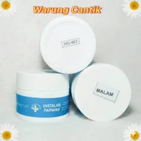 W3 Whitening Night Cream Naavagreen 10 gram Original Krim Malam Flek Pencerah Pemutih Whitening Brig