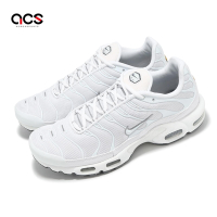 Nike 休閒鞋 Air Max Plus 男鞋 白 銀 氣墊 運動鞋 604133-139
