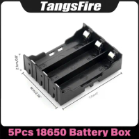 New 5Pcs 3Card Slots Battery box 18650 Battery Holder 3.7V Case for Rechargeable Li-ion Battery Storage Box 18650 Battery Holder