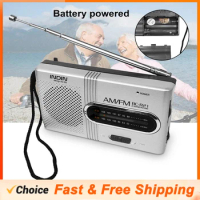 BC-R21 Portable AM FM Radio Battery Operated Pocket Radio Longest Lasting Best Reception For Senior Home