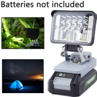For Greenworks 24V Lithium Battery Portable LED Camping Lantern Work Light Outdoor Wireless w/USB